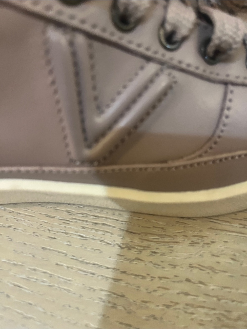 Vionic Women's Leather Sneakers in Mauve Taupe - Picture 4 of 4